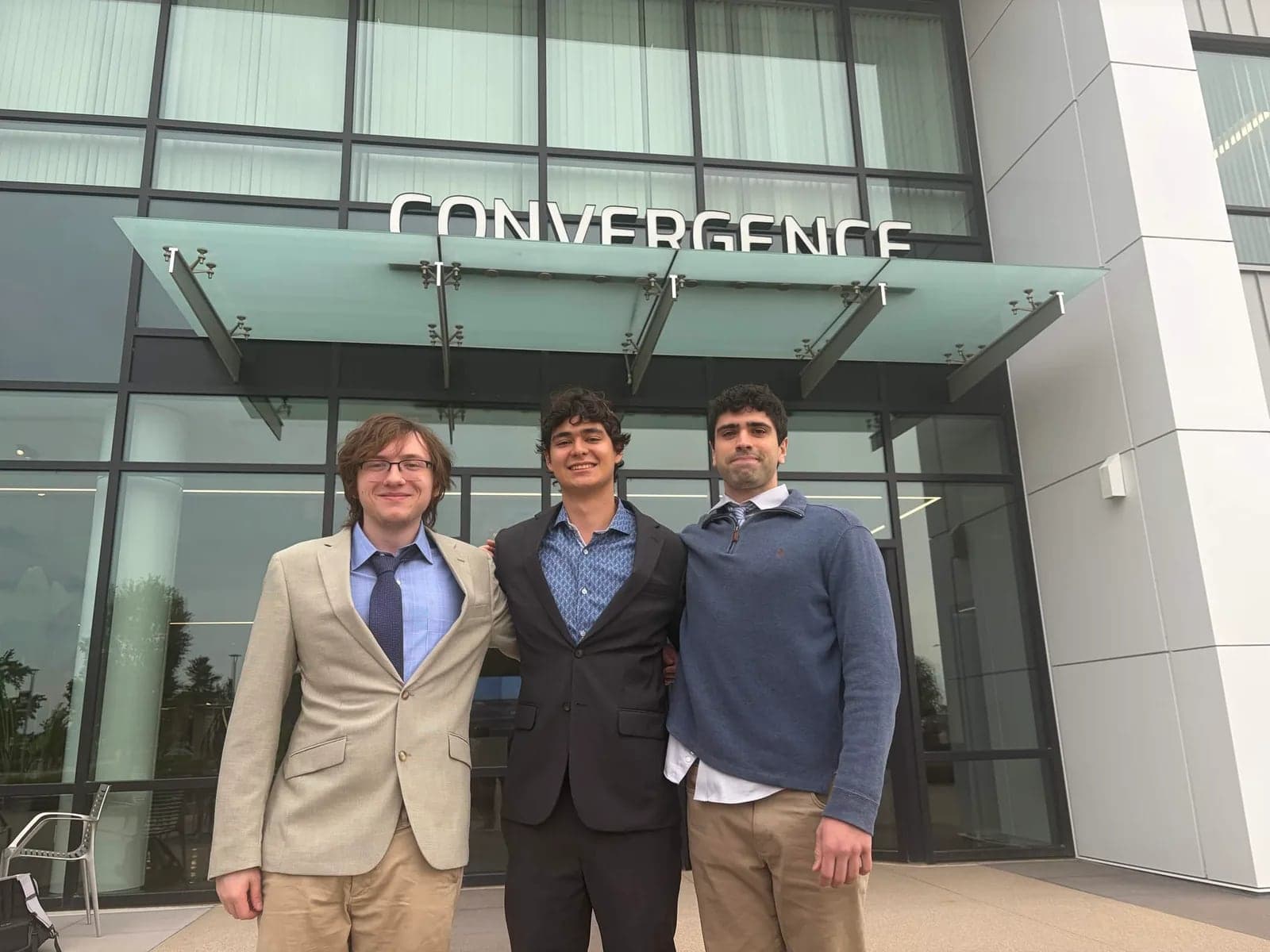 AllergenMeds founders Simon, Kai, and Alex